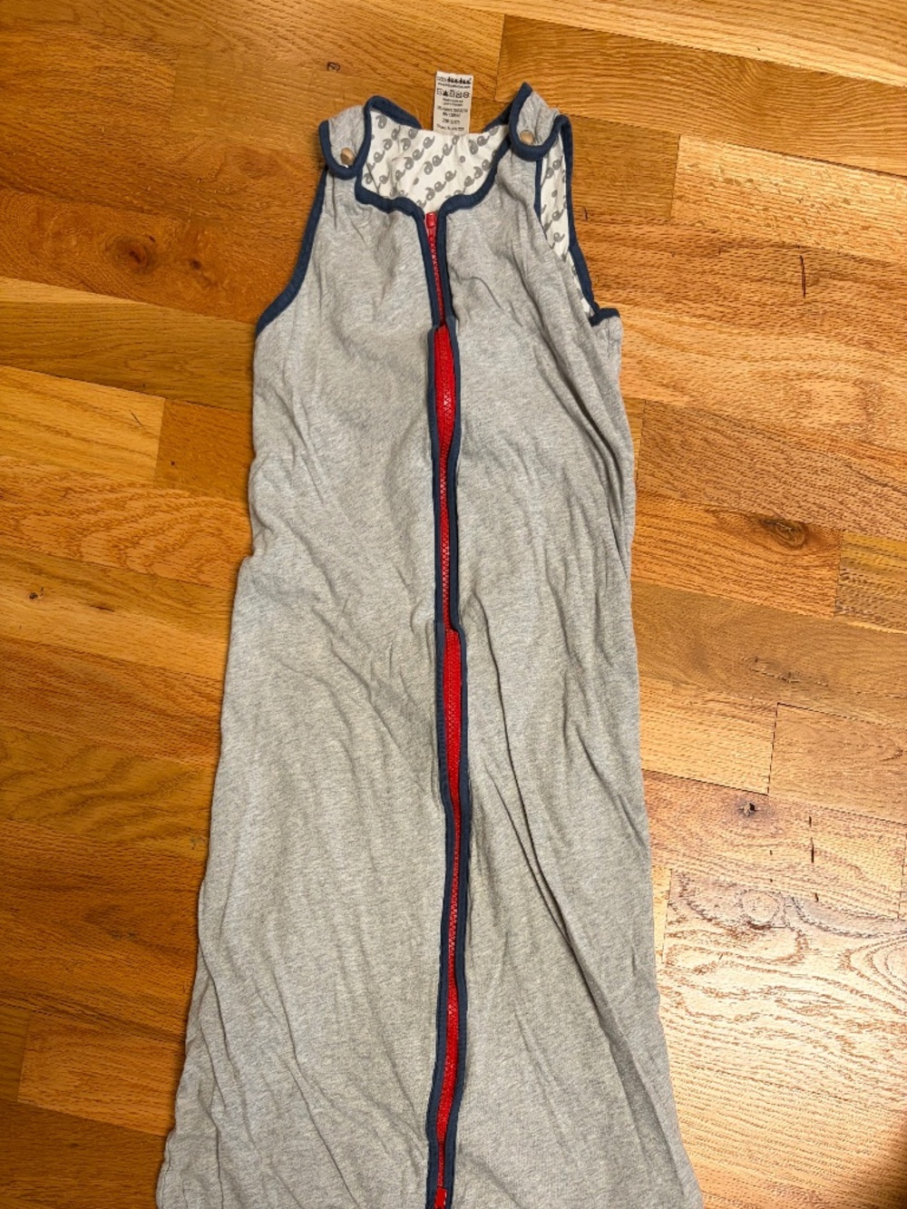 Cotton Baby Deedee Large sleep sack with snaps at shoulders